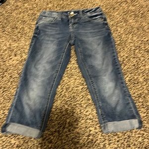 Justice capri jeans. Size 7R